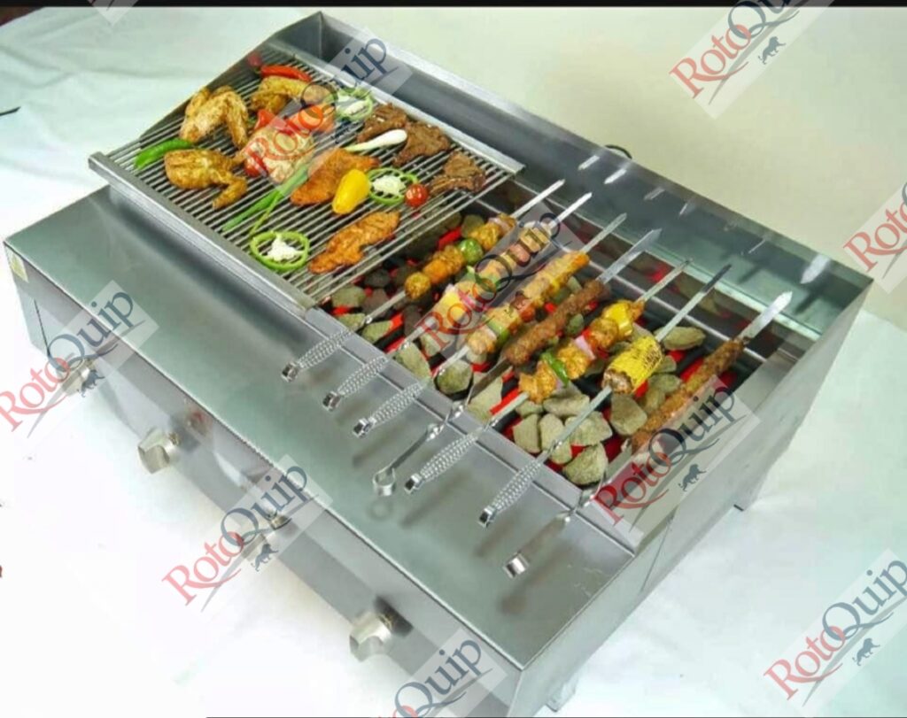 RCG-310 – Counter Top Gas Heavy Duty Lava Rock Char Grill 91 x 58 cm