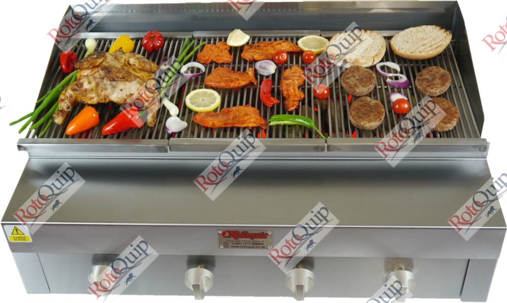 RCG-320 – Counter Top Gas Heavy Duty Lava Rock Char Grill 91 x 81 cm