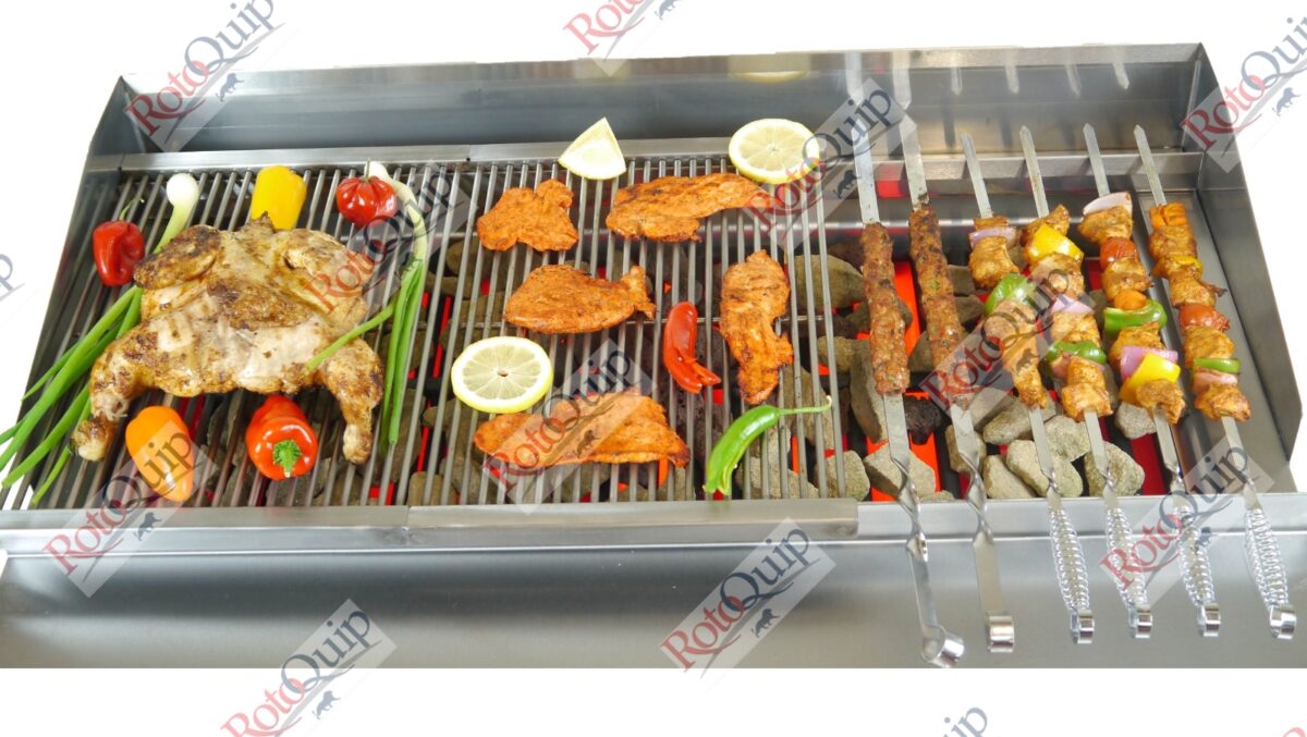 RCG-310 – Counter Top Gas Heavy Duty Lava Rock Char Grill 91 x 58 cm