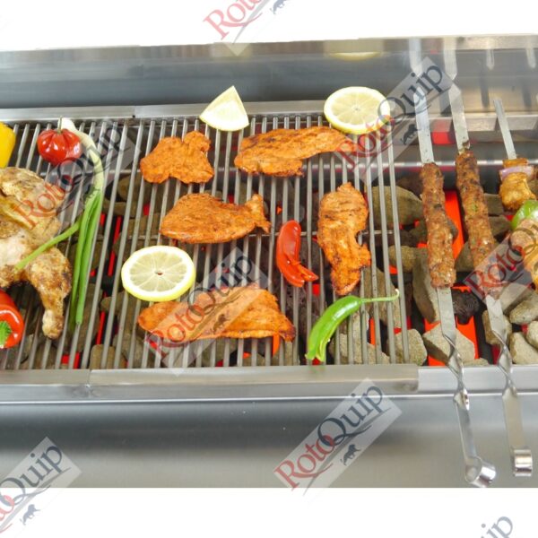 RCG-420 – Counter Top Gas Heavy Duty Lava Rock Char Grill 122 x 81 cm