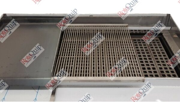 RCG-415 – Counter Top Gas Heavy Duty Lava Rock Char Grill 122 x 71 cm