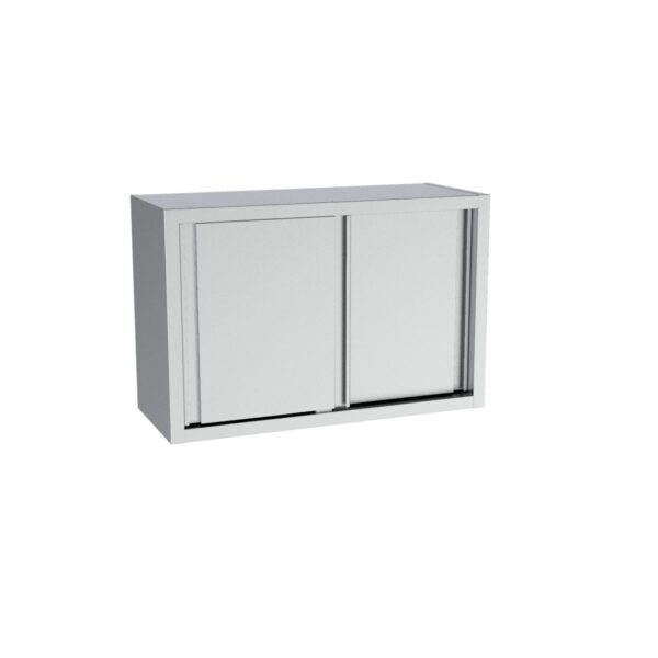 1200mm Wide Stainless Steel Wall Cupboard Sliding Doors