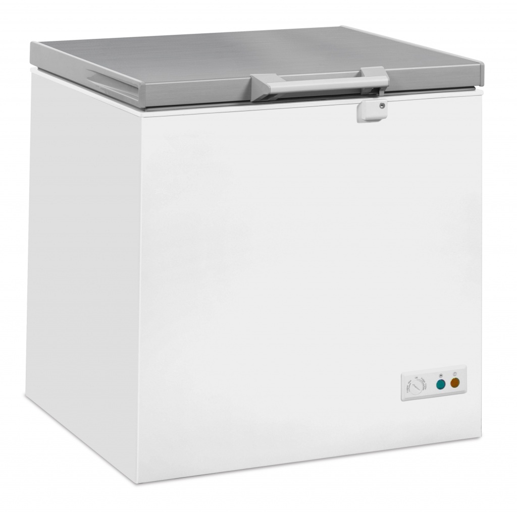 765W Chest Freezer with Stainless Steel Lid 202 Litre – 7151.1100