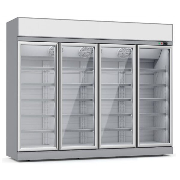 Four Hinged Glass Door Freezer Merchandiser 2060Ltr – 7455.2440