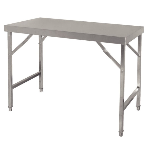 1800mm Wide Stainless Steel Folding Workbench Table – 7490.0015