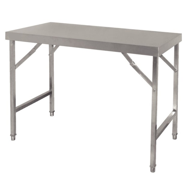 1200mm Wide Stainless Steel Folding Workbench Table – WF218E-60120