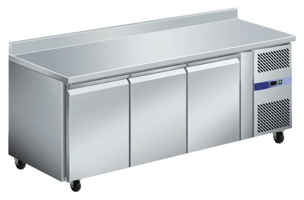 416 Litre 3 Door Gastronorm Counter Freezer With Upstand – GRN-W3F