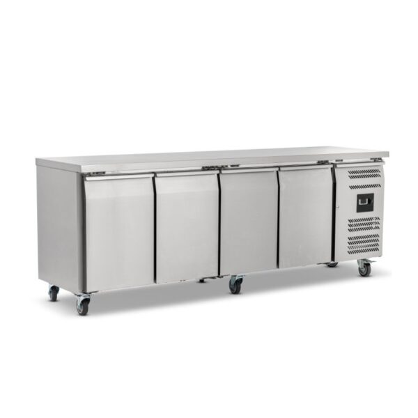 4 Door Gn1/1 Freezer Counter Without Upstand 553L – LBC4NU