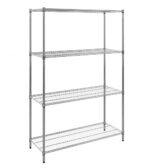 1500mm Wide 4 Tier Wire Racking Shelving Kit – RACK-1500