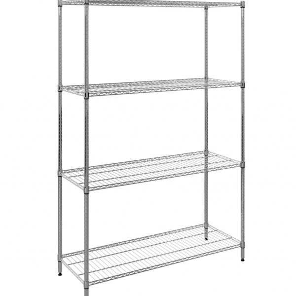 1500mm Wide 4 Tier Wire Racking Shelving Kit – RACK-1500