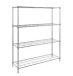 1800mm Wide 4 Tier Wire Racking Shelving Kit – RACK-1800