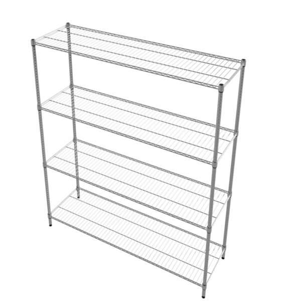 1800mm Wide 4 Tier Wire Racking Shelving Kit – RACK-1800