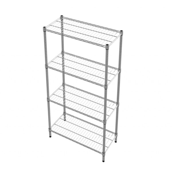 900mm Wide 4 Tier Wire Racking Shelving Kit - RACK-900