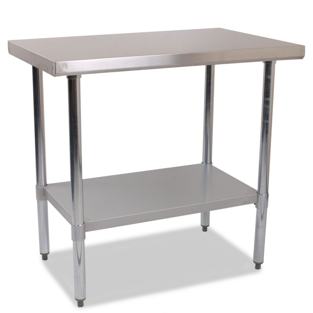 1200mm Wide Stainless Steel Centre Prep Table – RSSCT-120