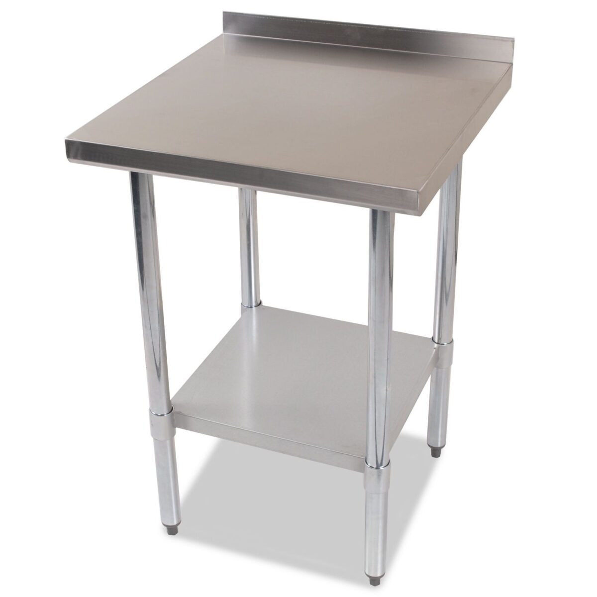 600mm Wide Stainless Steel Wall Prep Table With Upstand – RSSWT-60