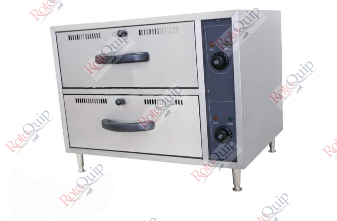 RWL-02 – 2 Drawer Electric Bun Warmer / Holding Cabinet