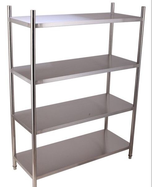 1500mm Wide 4 Tier Stainless Steel Shelf Rack – SR15050B2-1