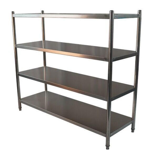 1800mm Wide 4 Tier Stainless Steel Shelf Rack – SR18050B2-1