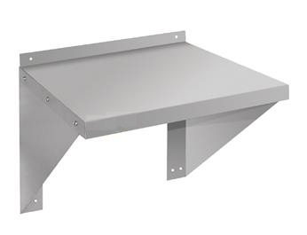 530x530mm Stainless Steel Microwave Wall Shelf – WMS-1