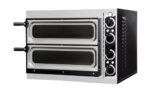 BASIC 2/40 GLASS – 1+1 x ø32cm Pizzas Double Deck Electric Oven