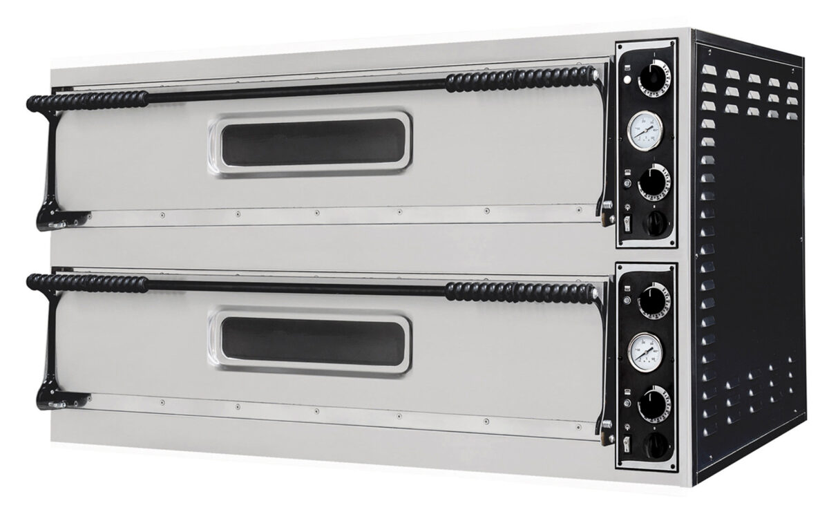 BASIC 66L – 6+6 x ø32cm Pizzas Double Deck Electric Oven
