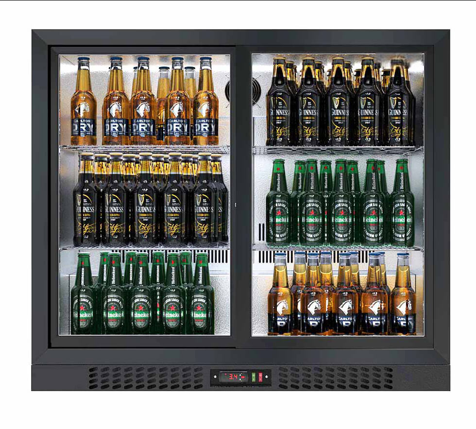 Double Door 208LTR Bottle Cooler Sliding Doors – CL-210S