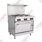 RER36 – 6 Burner Heavy Duty Electric Hot Plate With Oven