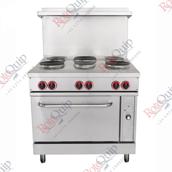 RER36 – 6 Burner Heavy Duty Electric Hot Plate With Oven