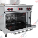 RER36 – 6 Burner Heavy Duty Electric Hot Plate With Oven