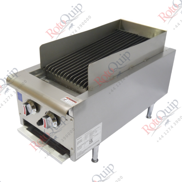 RCB-14 – 2 Grids Professional Radiant Gas Char-Broiler / 35cm Wide