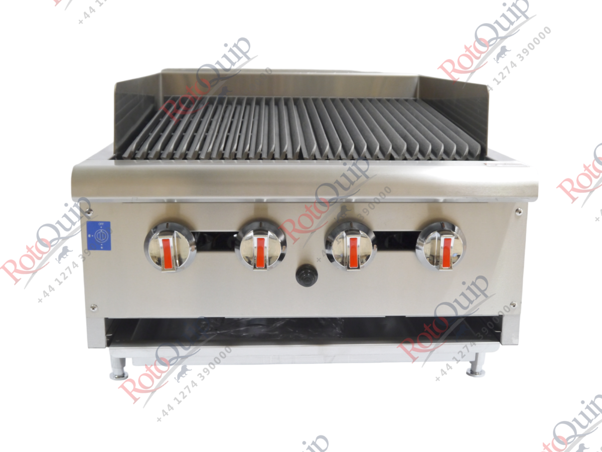RCB-24 – 4 Grids Professional Radiant Gas Char-Broiler / 61cm Wide