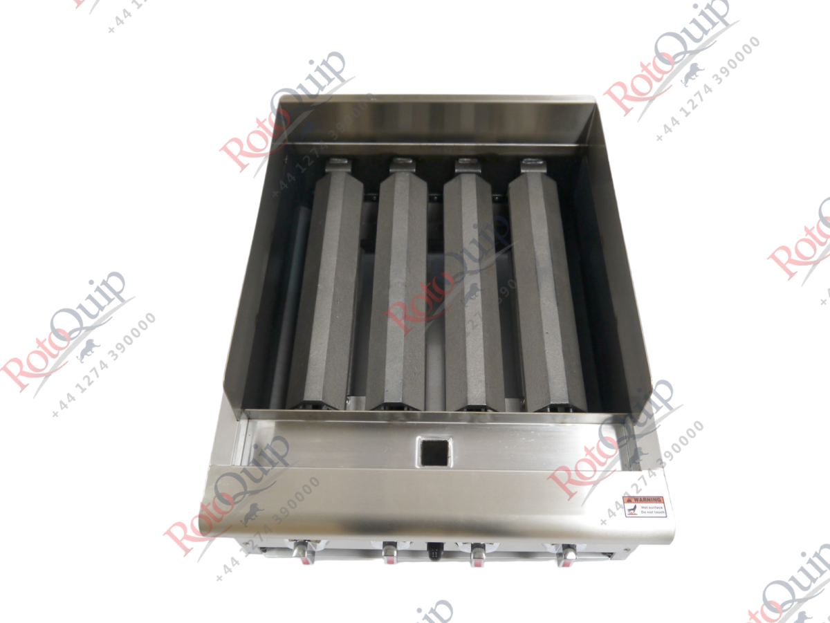 RCB-24 – 4 Grids Professional Radiant Gas Char-Broiler / 61cm Wide