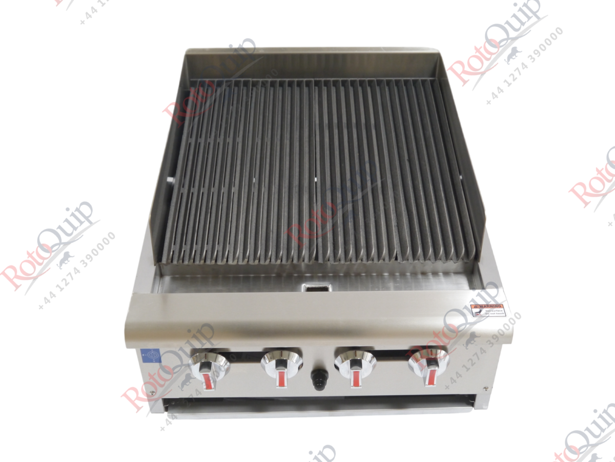 RCB-24 – 4 Grids Professional Radiant Gas Char-Broiler / 61cm Wide