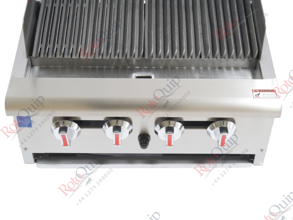 RCB-24 – 4 Grids Professional Radiant Gas Char-Broiler / 61cm Wide