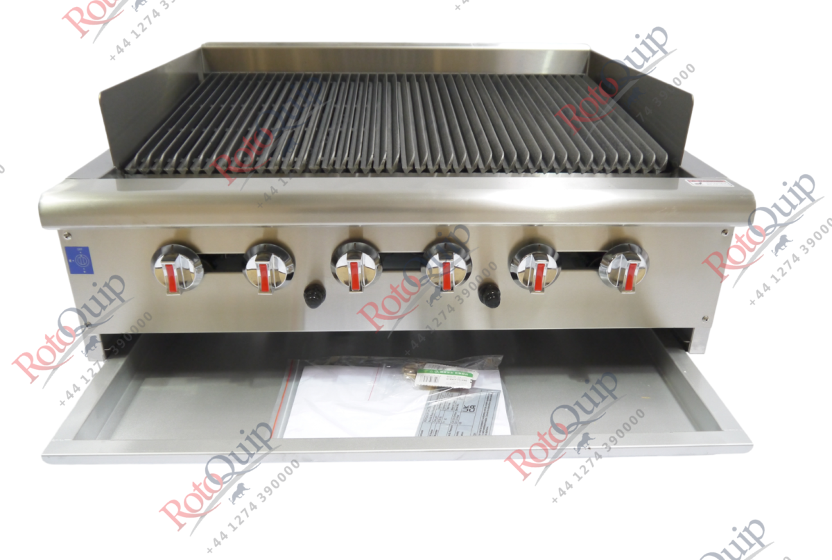 RCB-36 – 6 Grids Professional Radiant Gas Char-Broiler / 91cm Wide