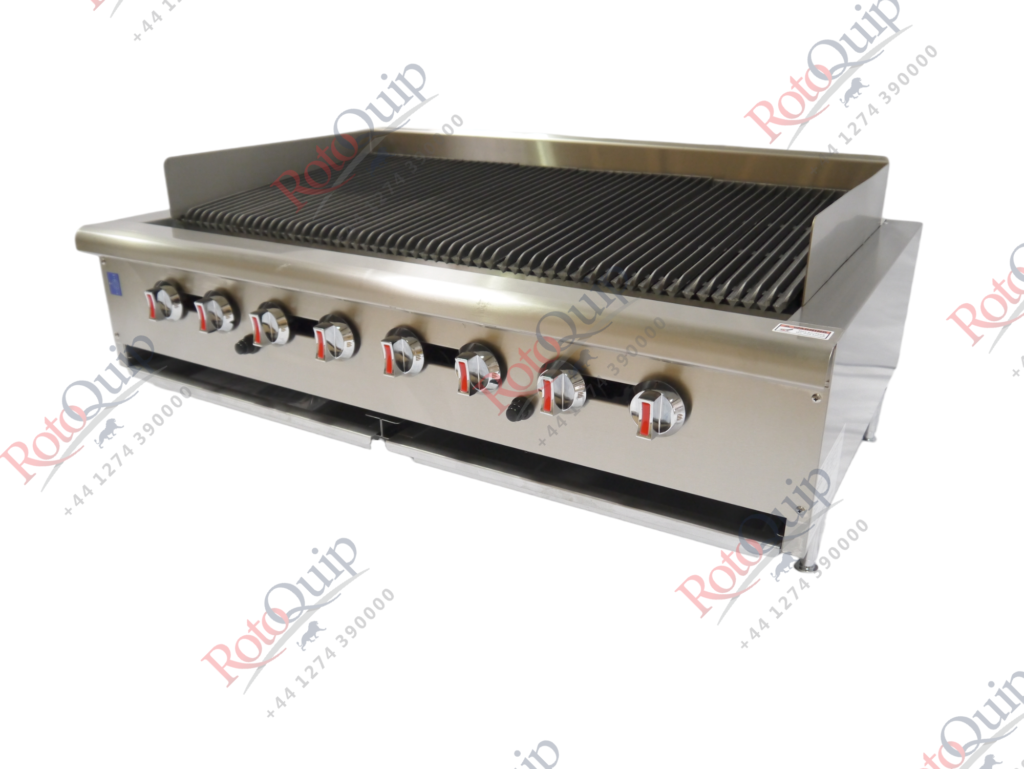 RCB-48 – 8 Grids Professional Radiant Gas Char-Broiler / 122cm Wide