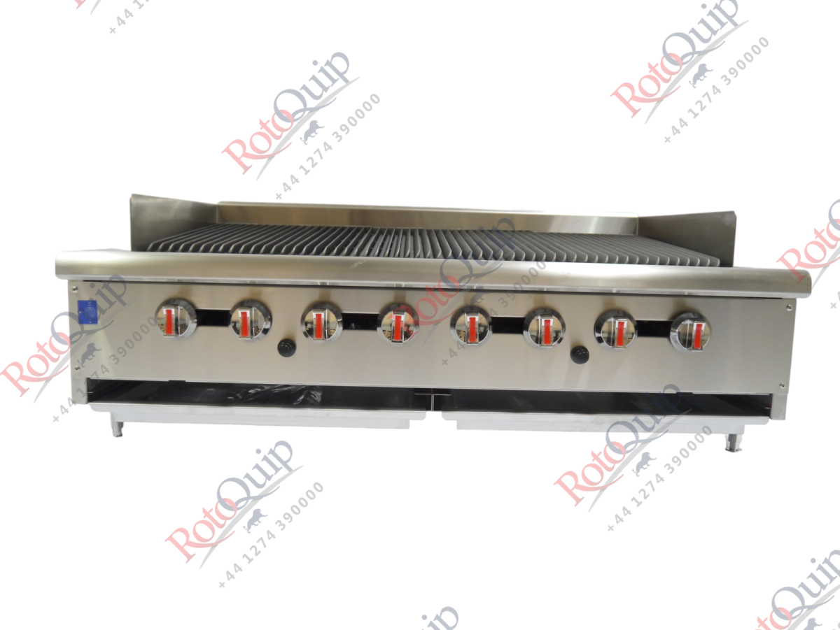 RCB-48 – 8 Grids Professional Radiant Gas Char-Broiler / 122cm Wide