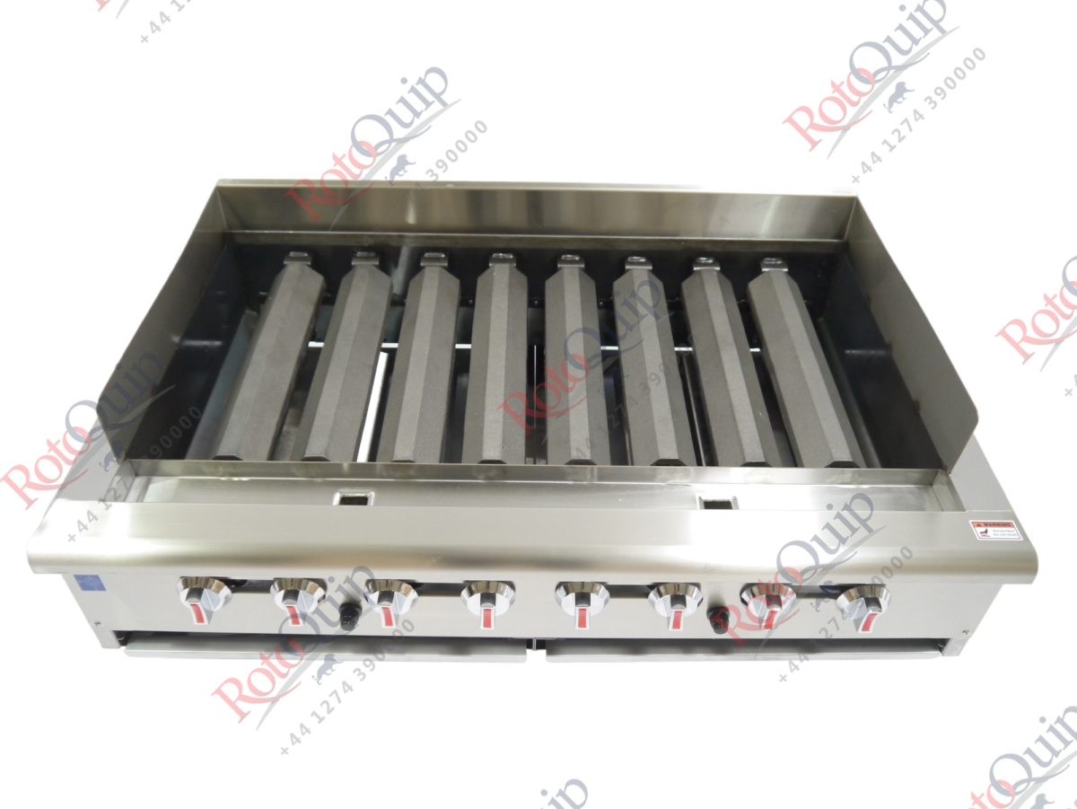 RCB-48 – 8 Grids Professional Radiant Gas Char-Broiler / 122cm Wide