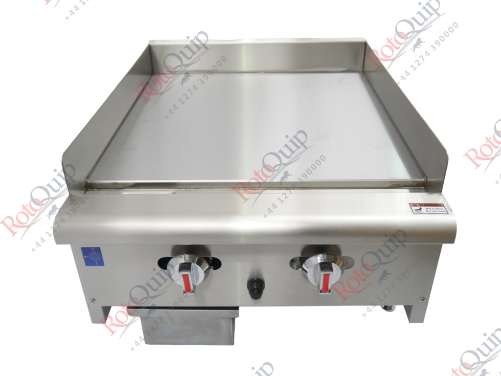 RCG-24 – 16kw Professional Gas Flat Plate Griddle / 2 Burners