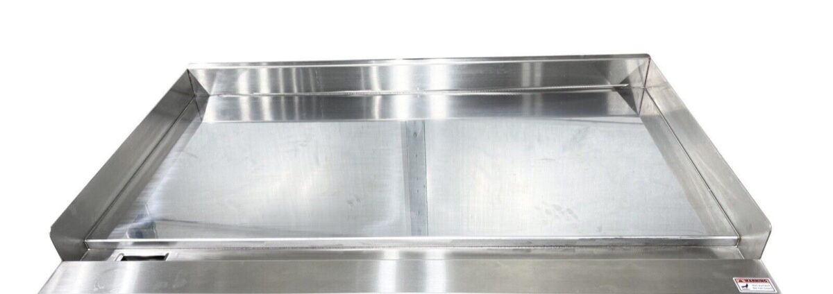 RCG-48C – 120cm Chrome Coated Professional Gas Flat Plate Griddle / 4 Burners