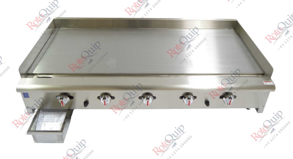 RCG-60 – 40kw Professional Gas Flat Plate Griddle / 5 Burners