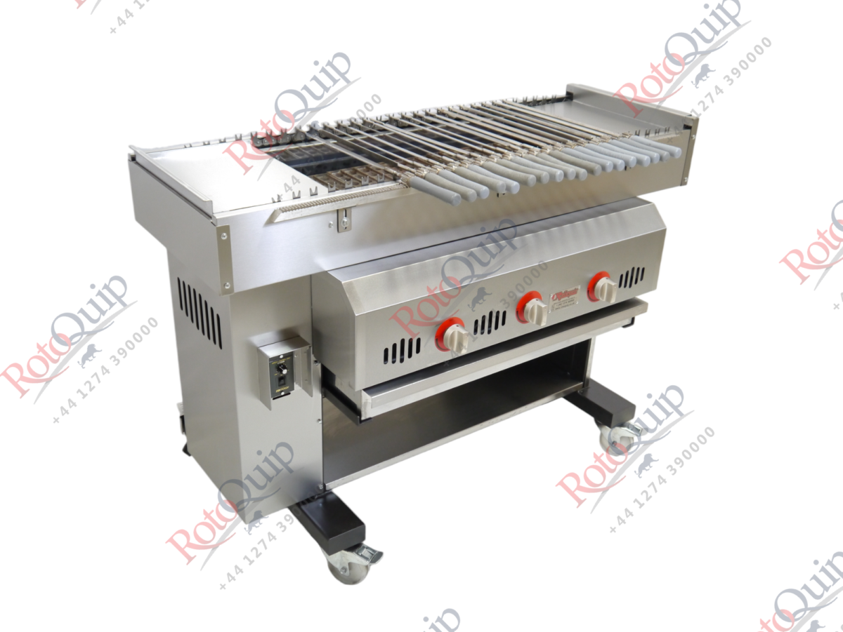 RCKM-2.5 135cm Automatic Gas Conveyor And Rotating Chargrill