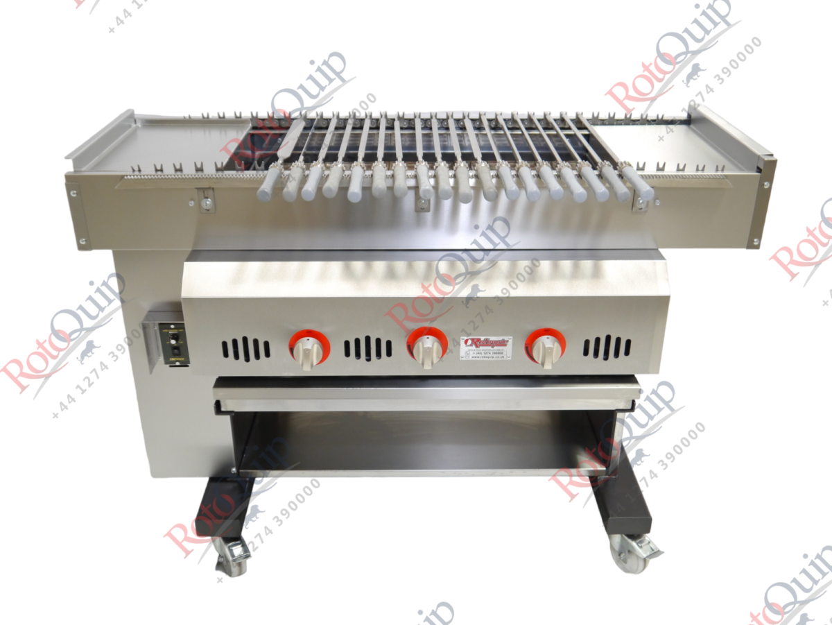 RCKM-2.5 135cm Automatic Gas Conveyor And Rotating Chargrill