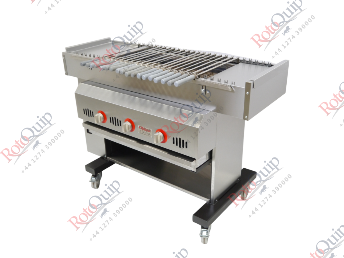 RCKM-2.5 135cm Automatic Gas Conveyor And Rotating Chargrill