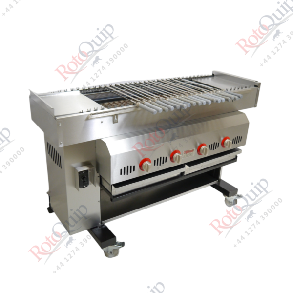 RCKM-3 150cm Automatic Gas Conveyor And Rotating Chargrill