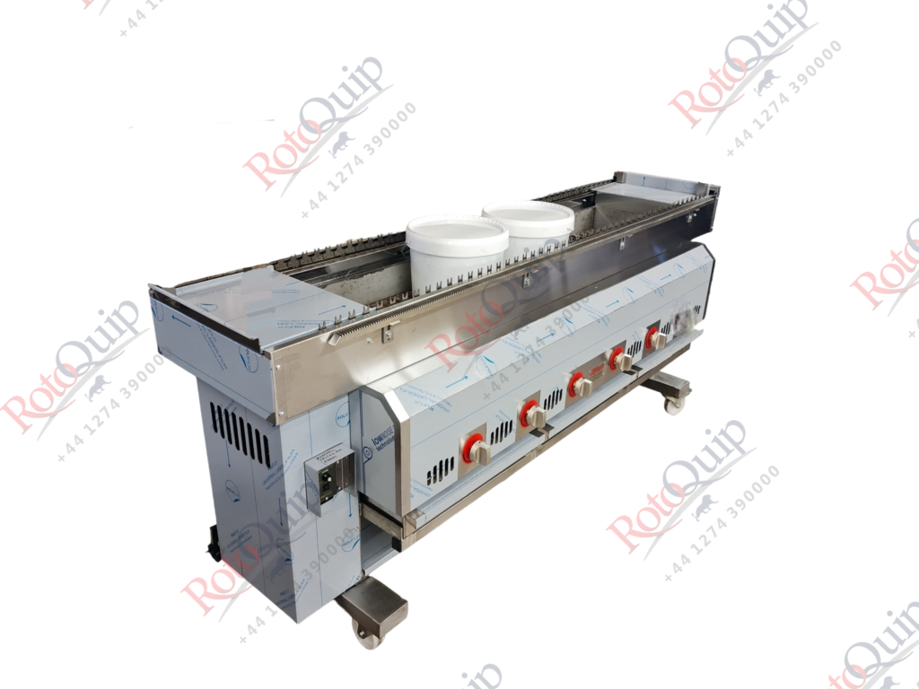 RCKM-4 180cm Automatic Gas Conveyor And Rotating Chargrill