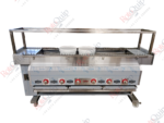RCKM-5 210cm Automatic Gas Conveyor And Rotating Chargrill