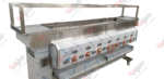 RCKM-6 270cm Automatic Gas Conveyor And Rotating Chargrill