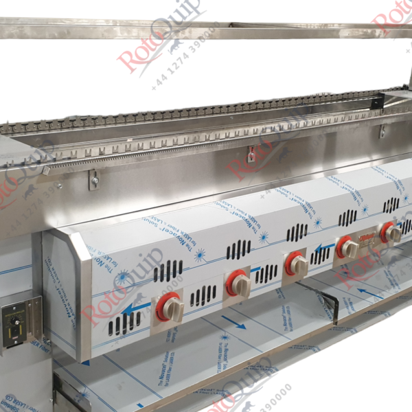 RCKM-6 270cm Automatic Gas Conveyor And Rotating Chargrill