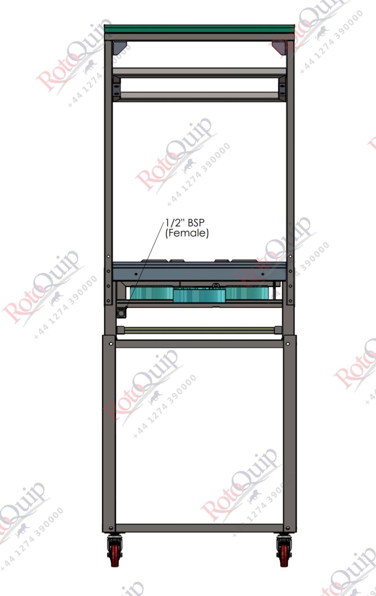 RCR-2×1 – 3 Burner Rotoquip Commercial Indian Range Cooker